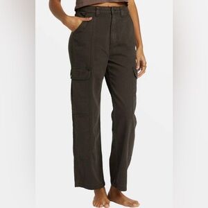 EUC BILLABONG Womens Wall to Wall Denim Cargo Pants Size 29